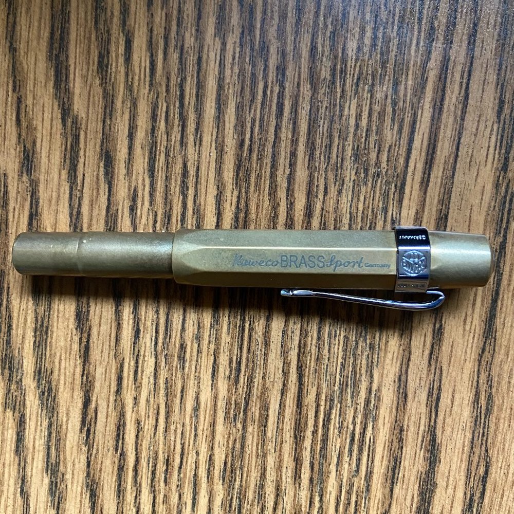 Kaweco Brass Sport Fountain Pen (Fine and Medium Nib)